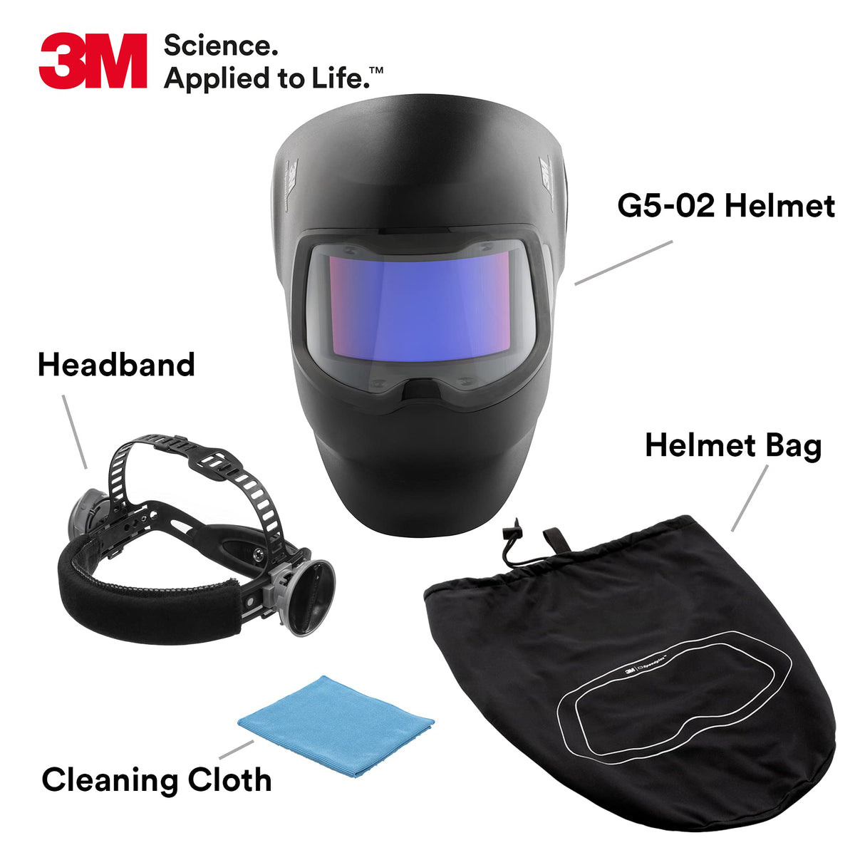 Welding Helmet Curved Wide View ADF D543