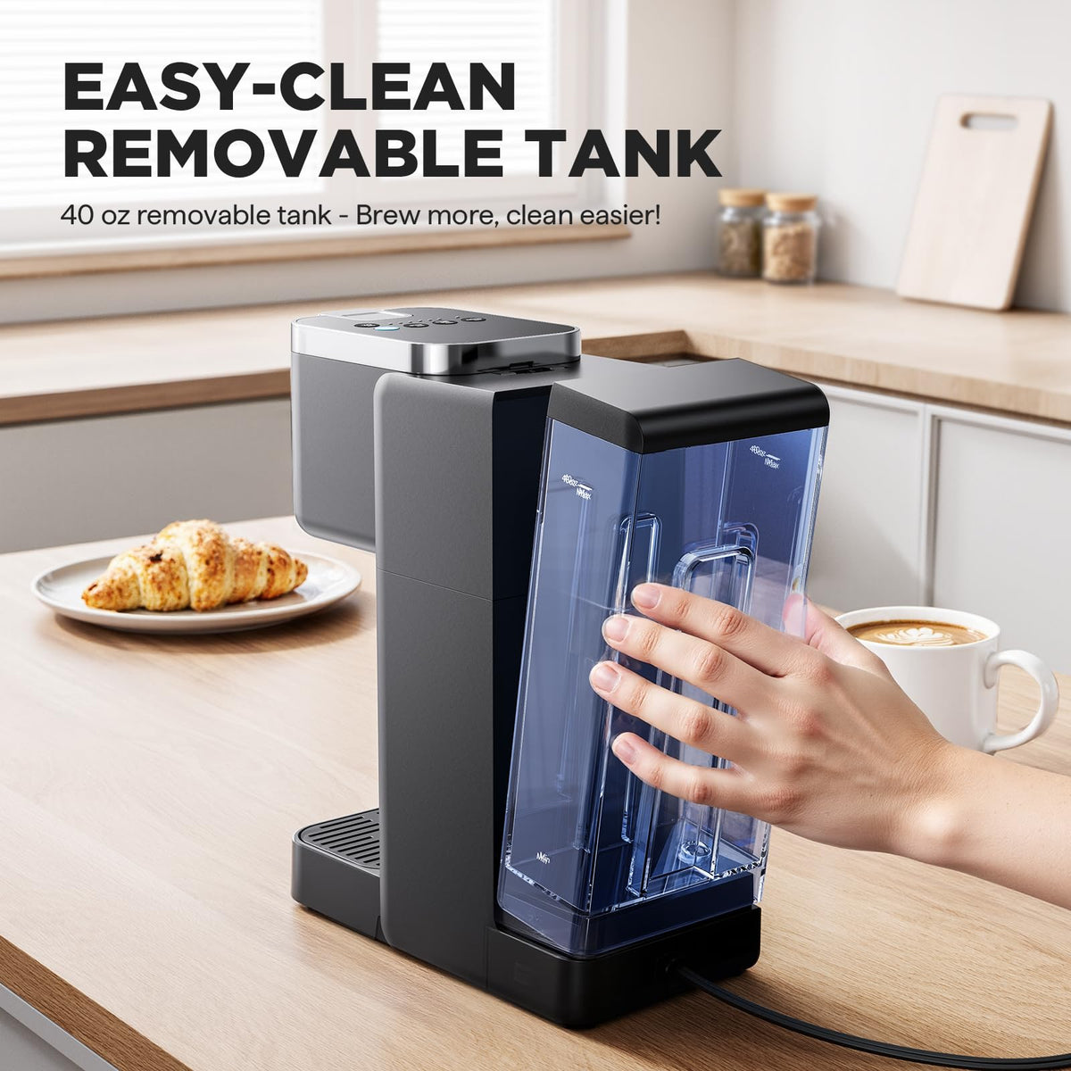 Single Serve Coffee Maker with 3 Brew Styles H643