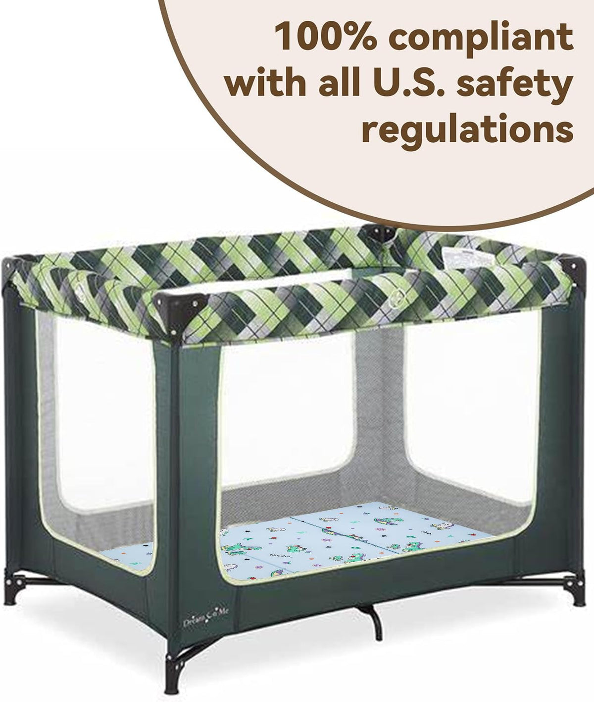 Pack and Play Mattress 38" x 26" Premium Foam F3090