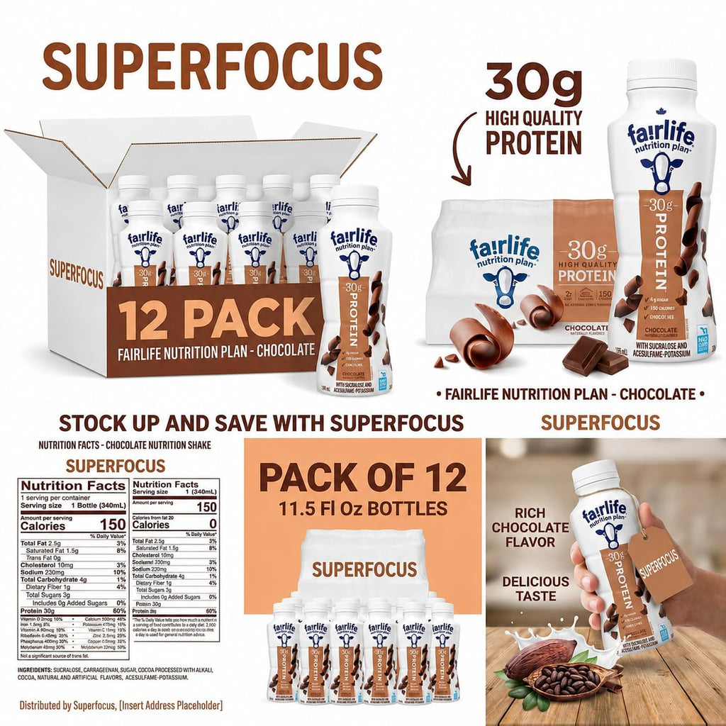 High Protein Chocolate Shake 12 Pack A2940