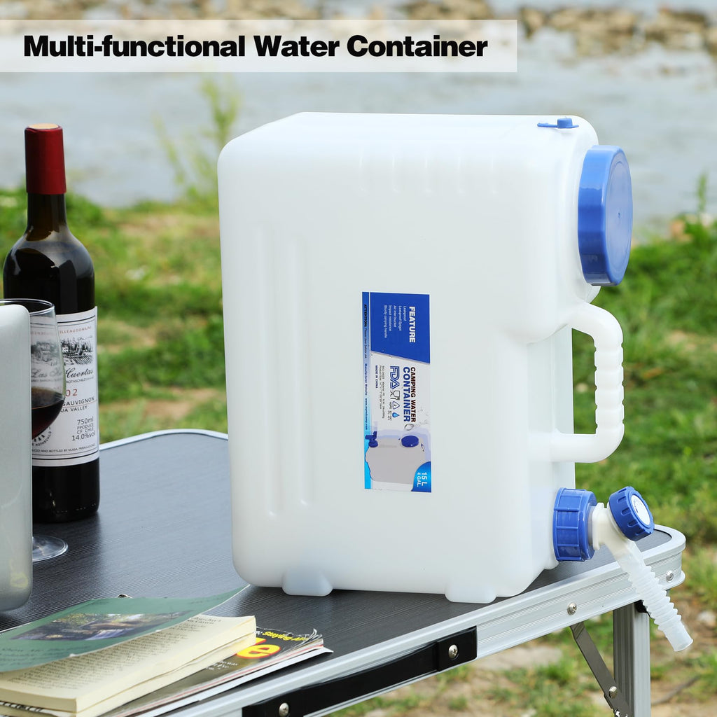 4 Gallon Portable Water Container with Spigot Z509