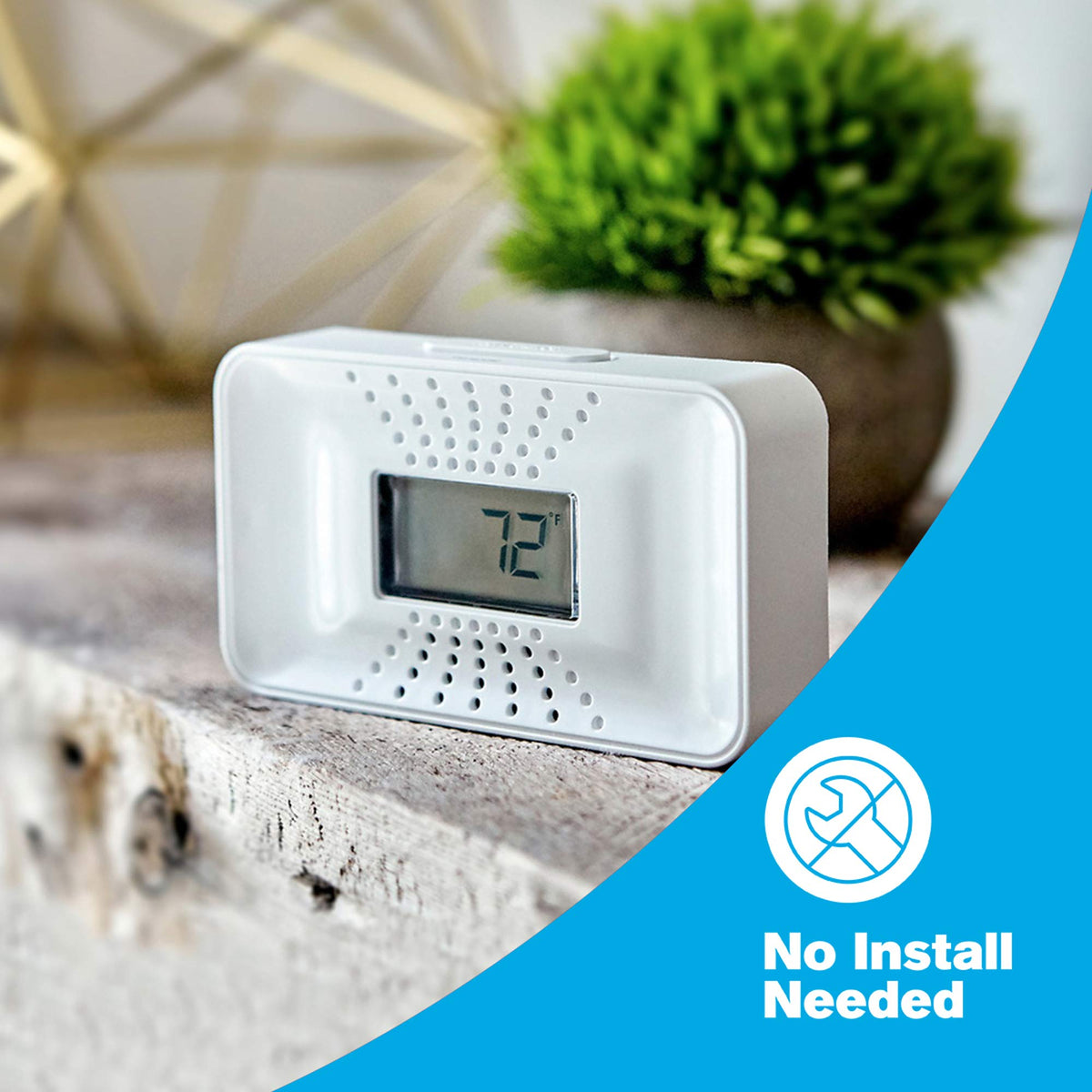 10-Year Battery Carbon Monoxide Alarm with Digital Display V688261