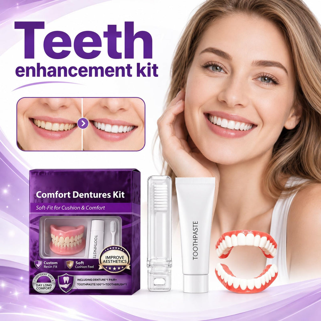 Silicone Dentures Upper & Lower Set N171858