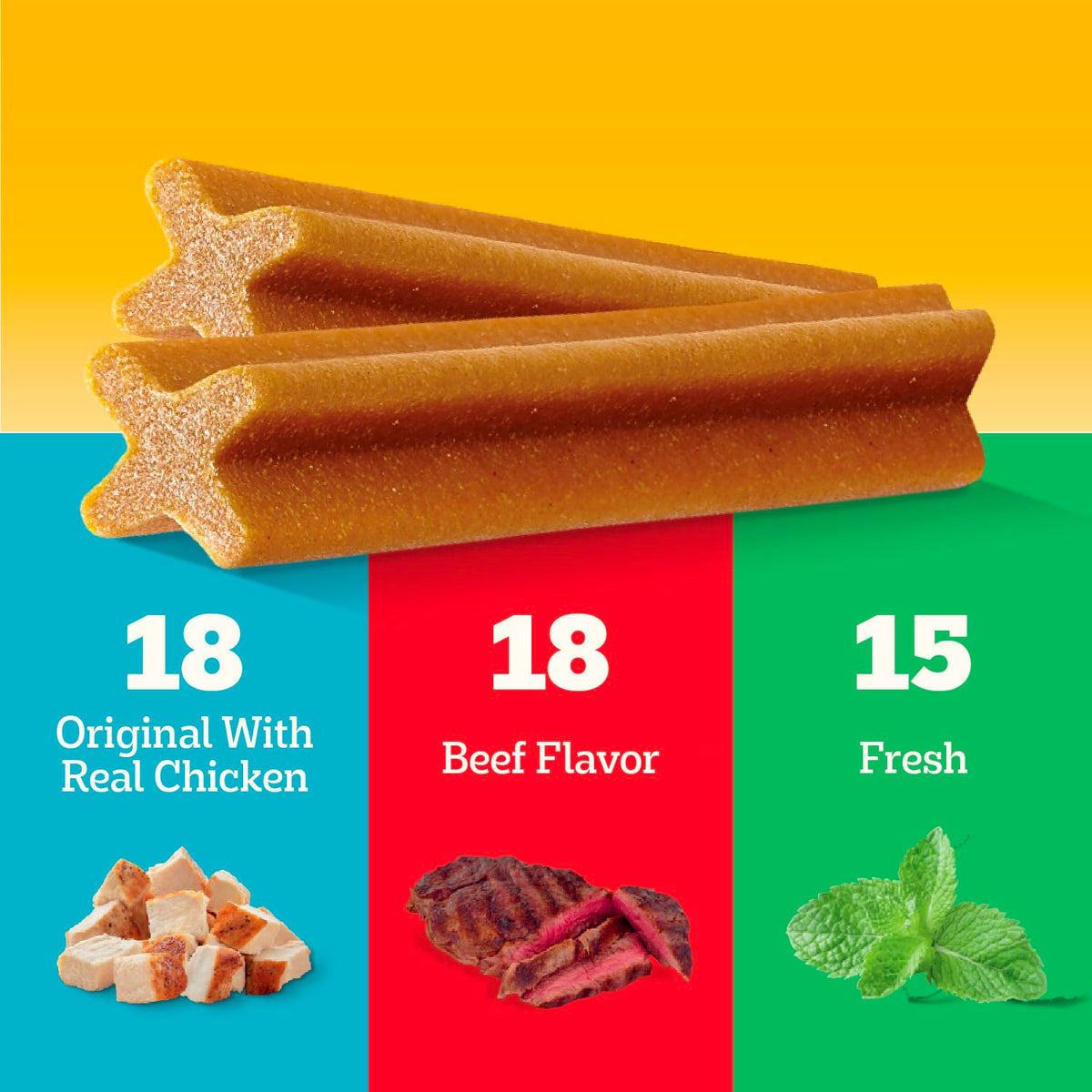 Large Breed Dental Dog Treats, 51 Count L927