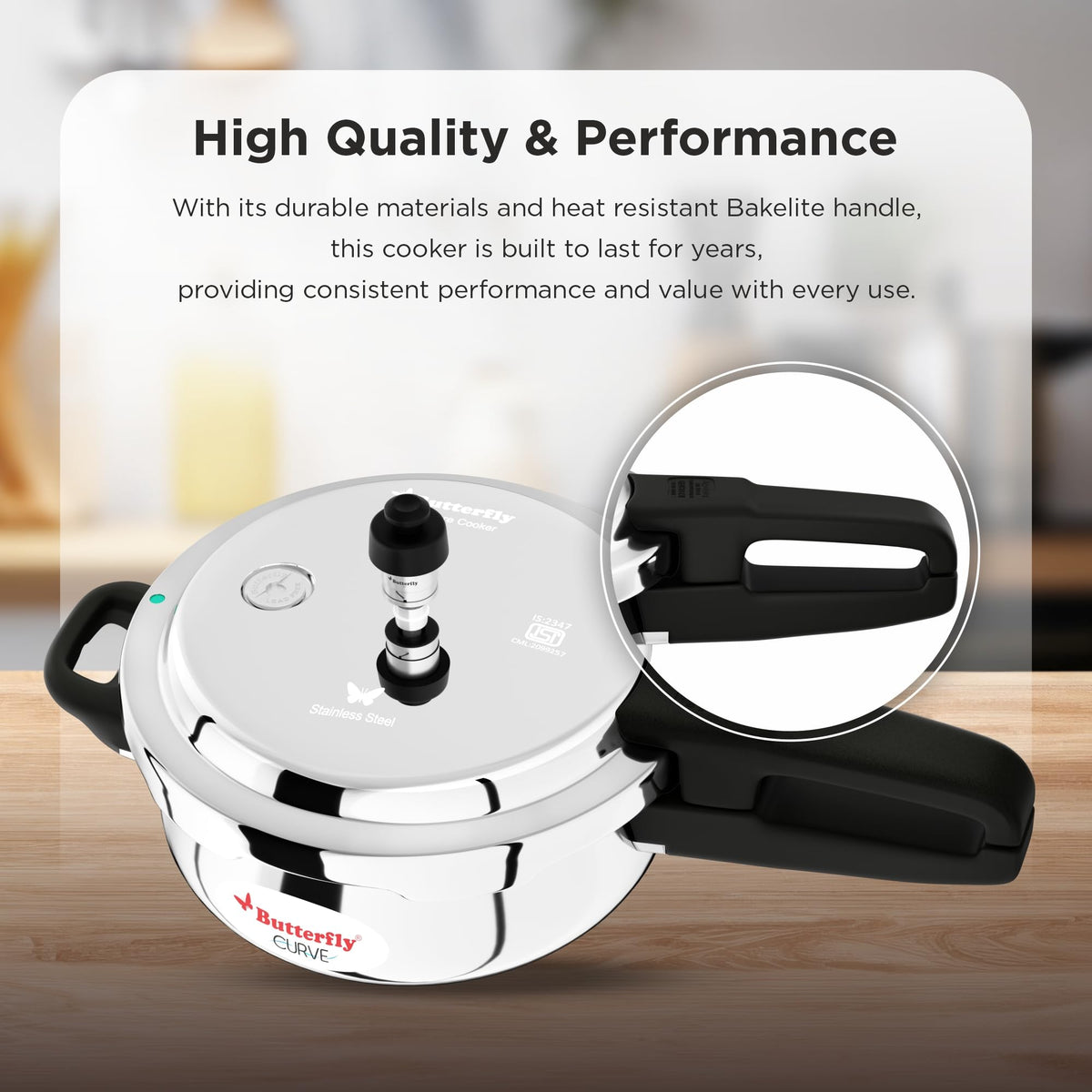 Stainless Steel Pressure Cooker - 2 Litres T471239