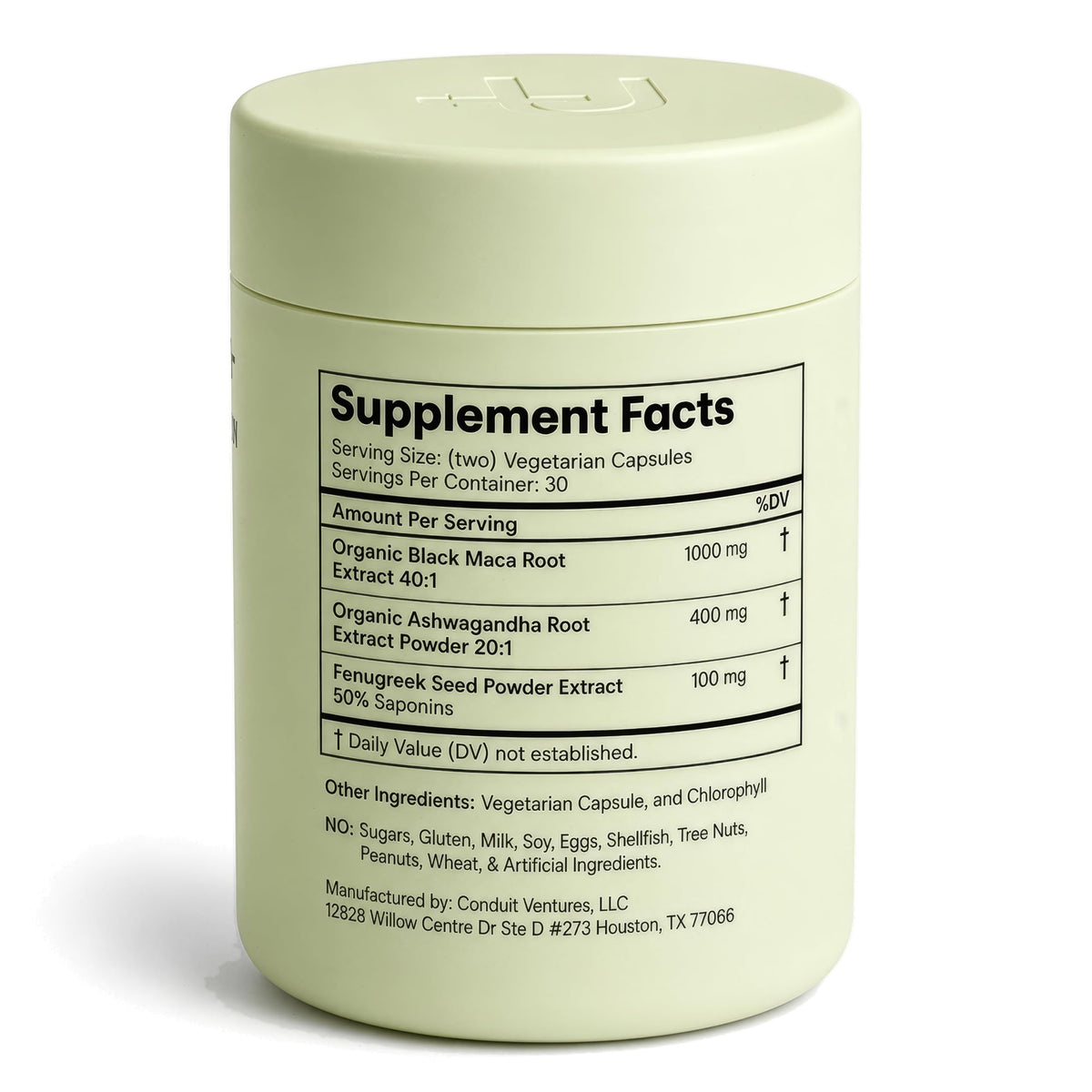 Organic Black Maca Root Capsules 60ct B51840