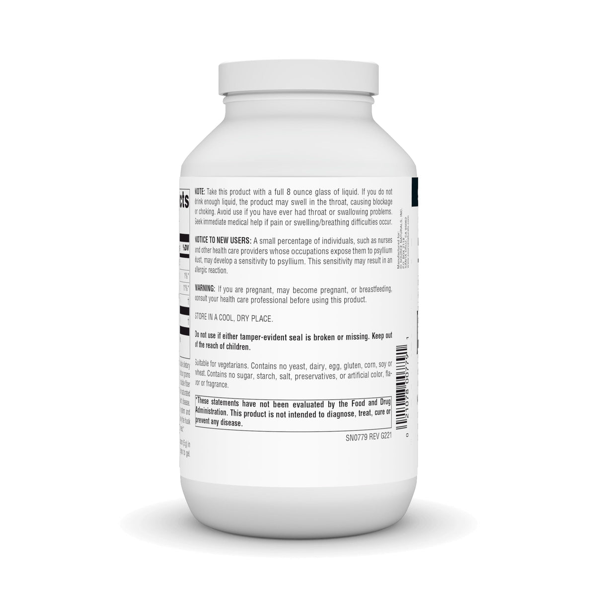 Psyllium Husk Powder, 12 oz P438071