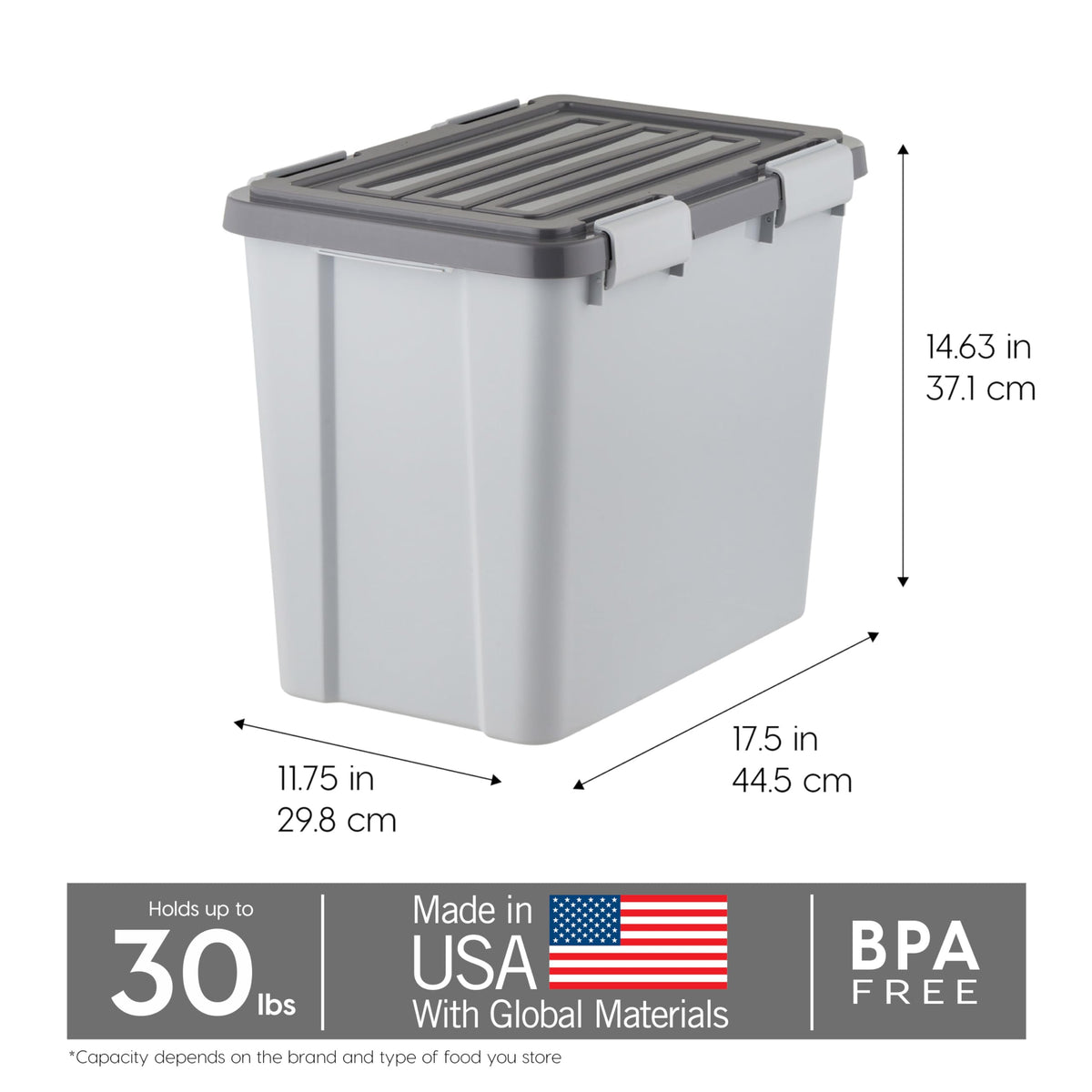 Dog Food Storage Container Up to 30 lbs E943899
