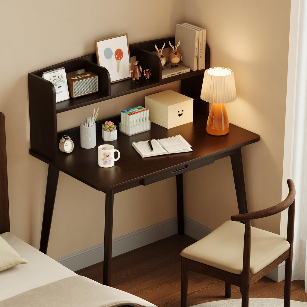 Small Writing Desk with Hutch H41352