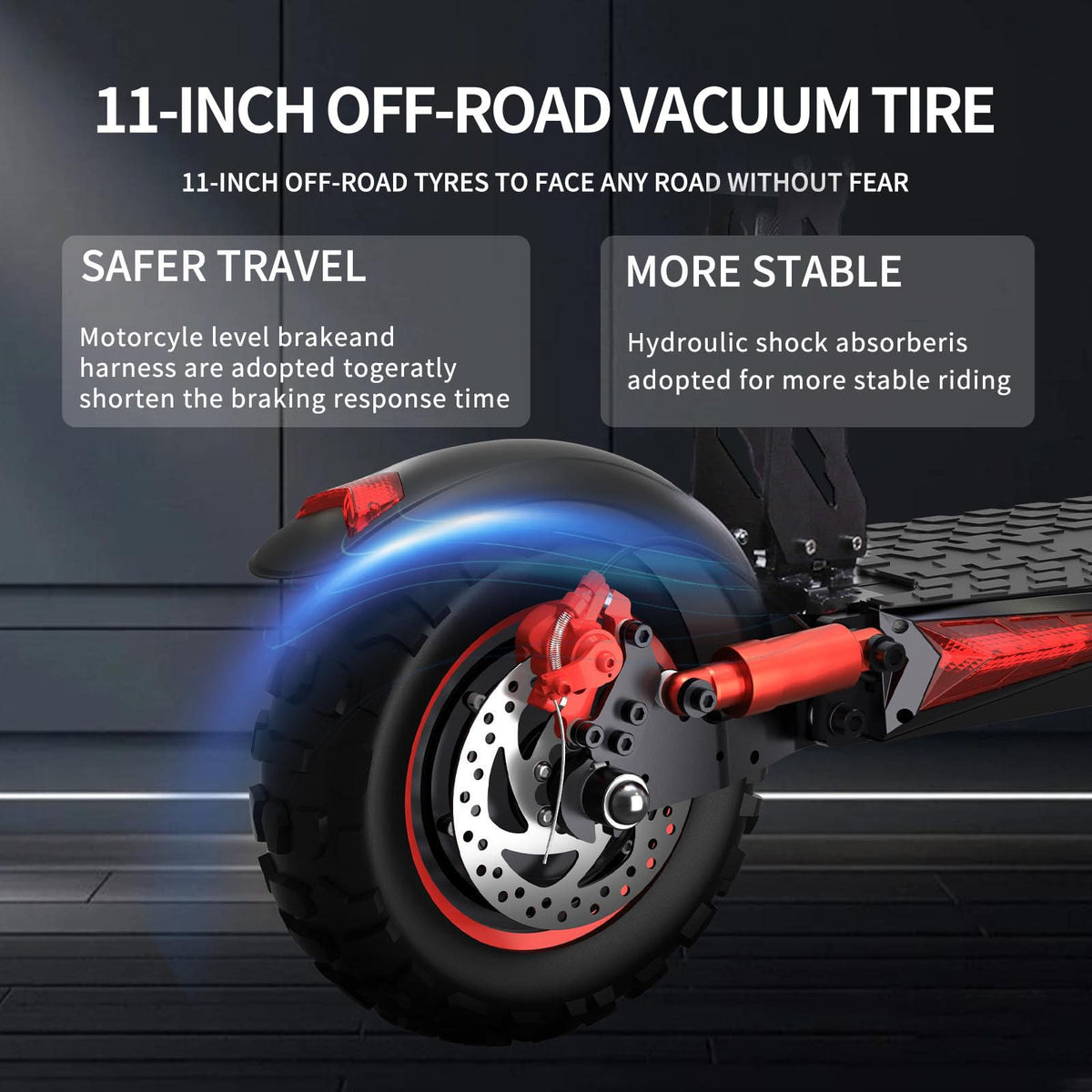 1200W 37 Mile Range 34MPH Foldable Electric Scooter with Seat M408670