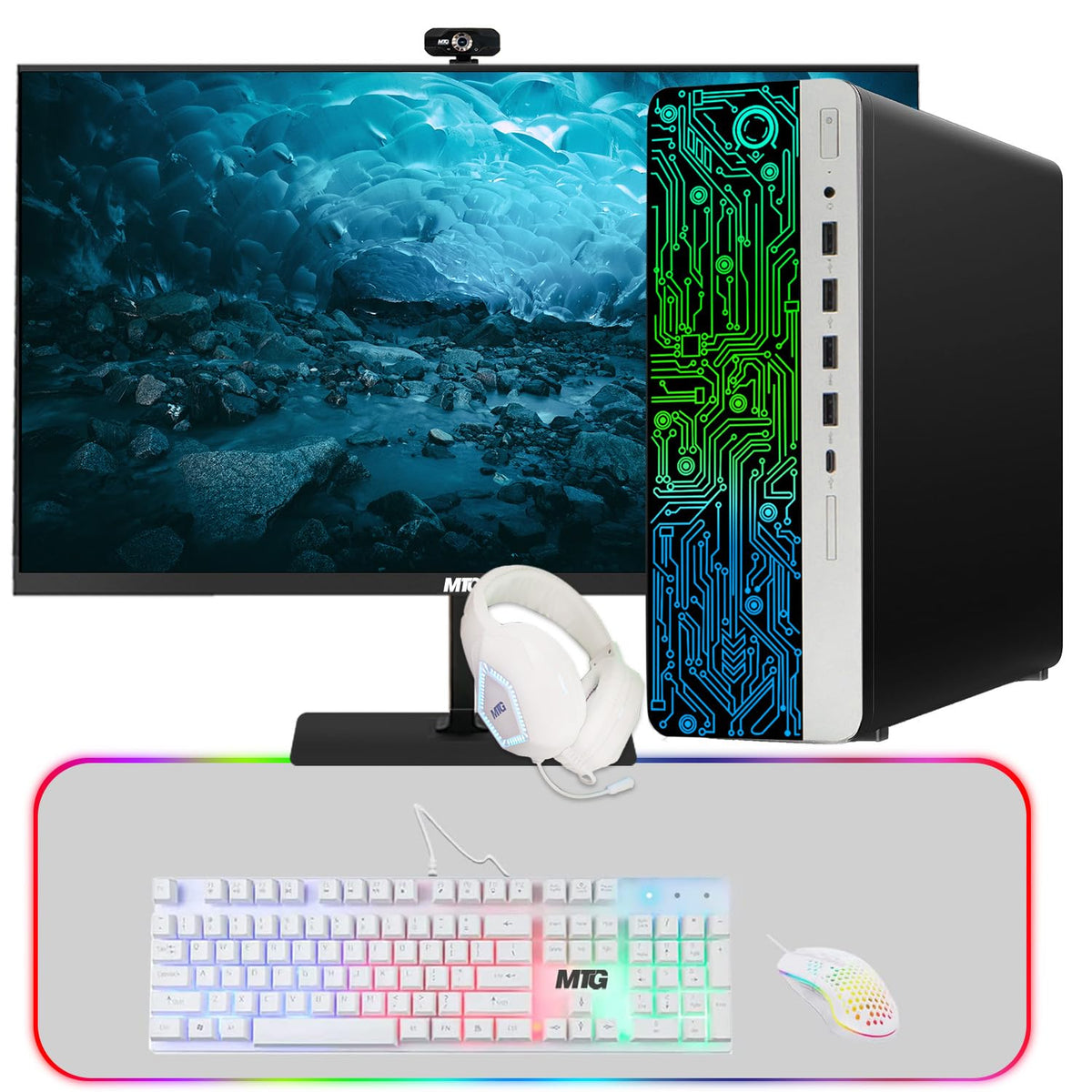 Gaming PC, i5, 32GB RAM, 512GB SSD + 128GB SSD D114