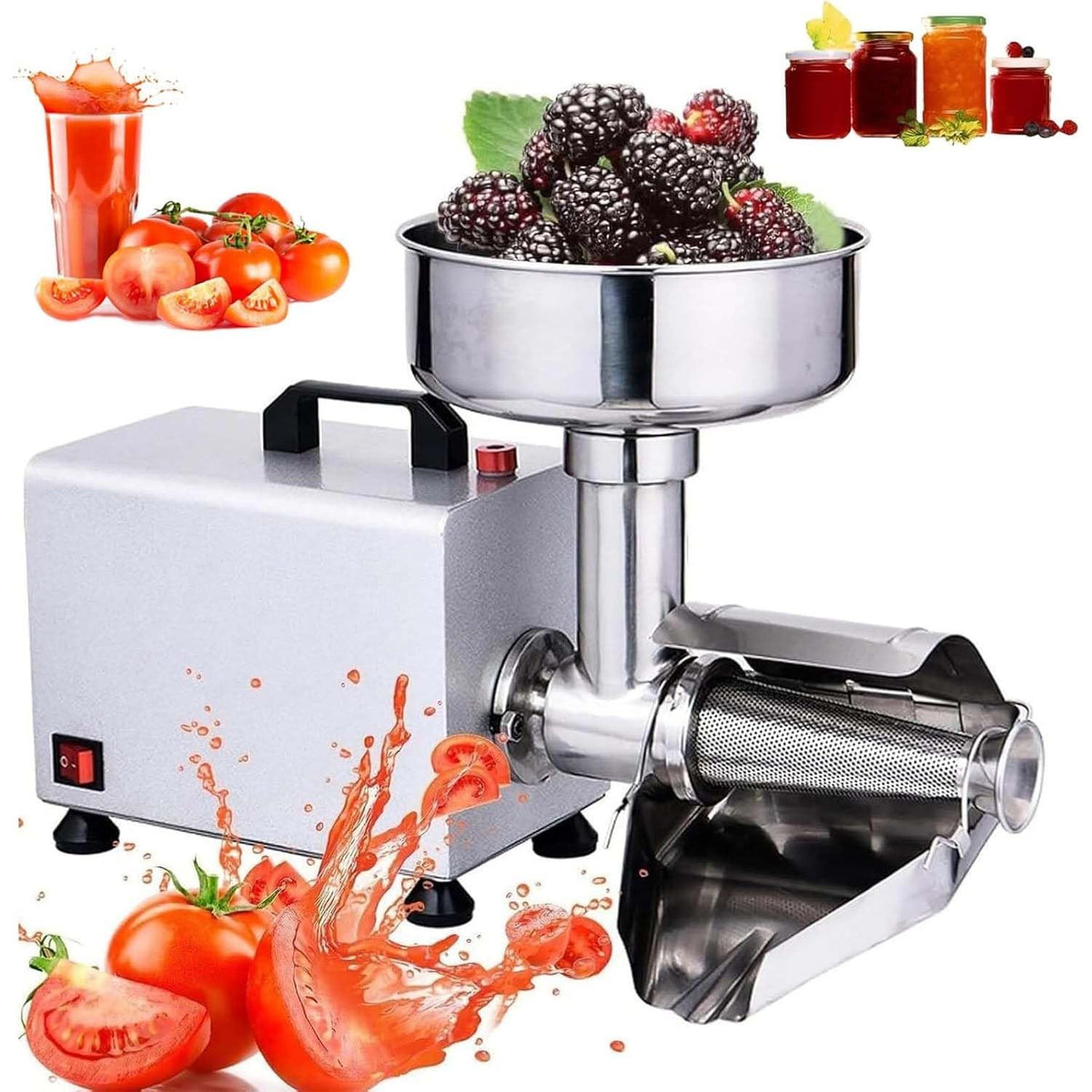 450W Electric Tomato Strainer with Seed Separator M87382