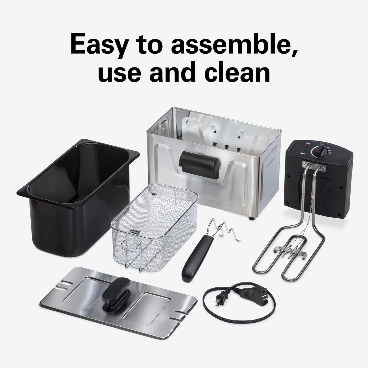3 Liter Electric Deep Fryer with Basket M505093