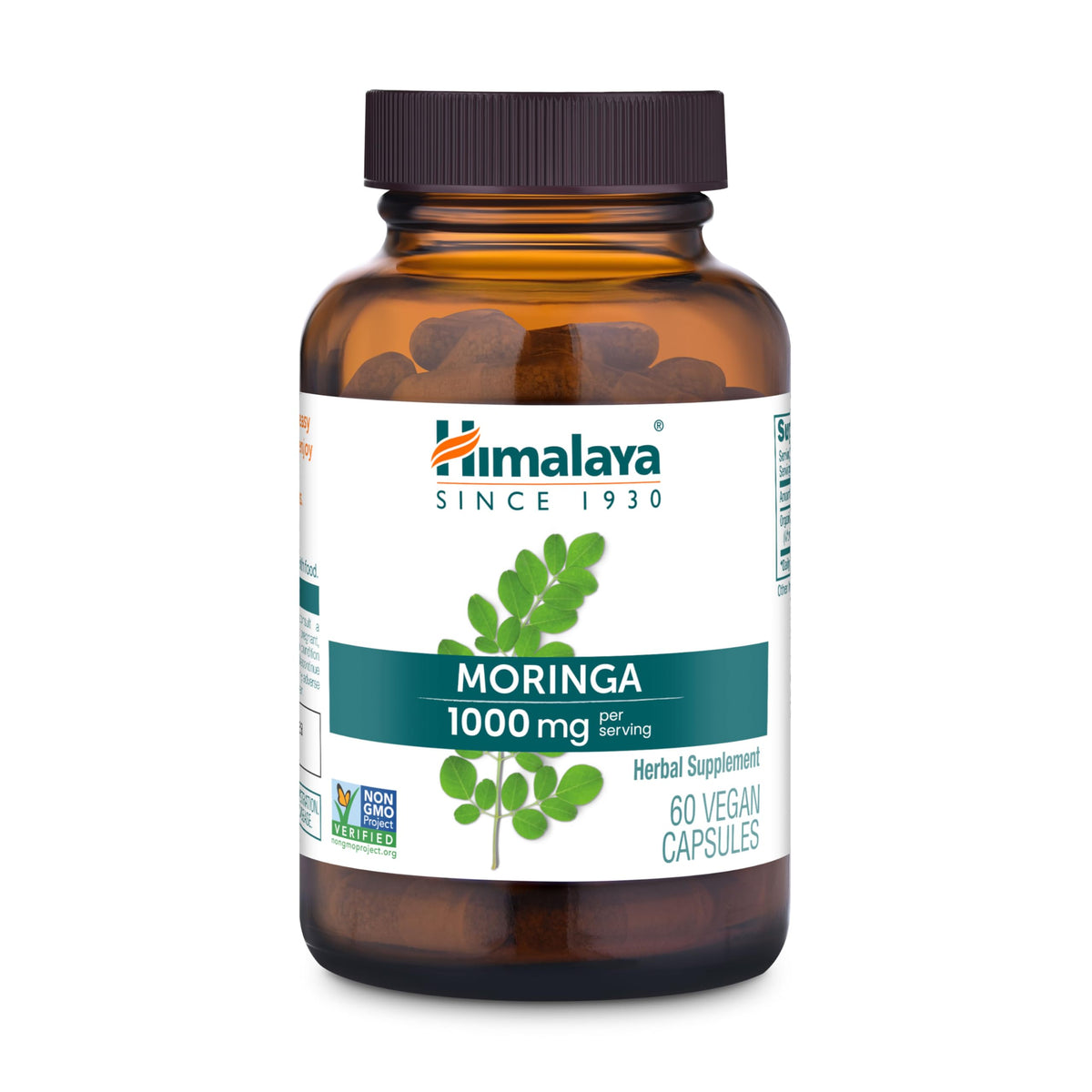 Organic Moringa 1000 mg 60 Capsules U183644