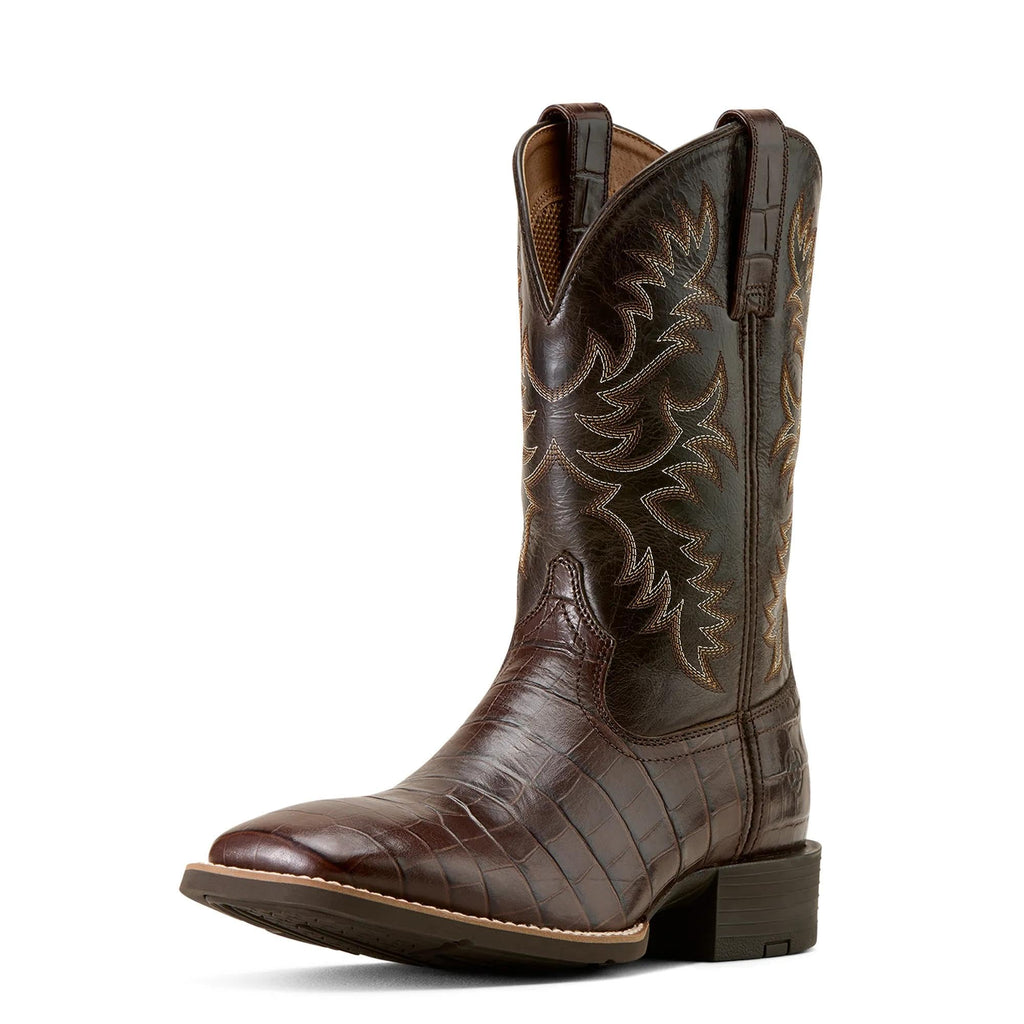 Wide Square Toe Cowboy Boot L8450
