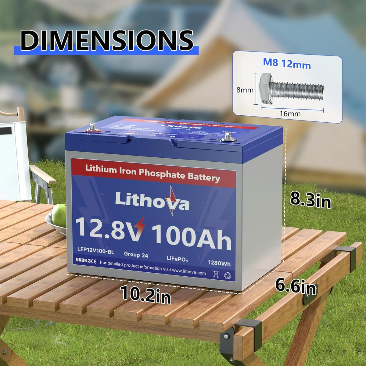 12V 100Ah LiFePO4 Battery A240871