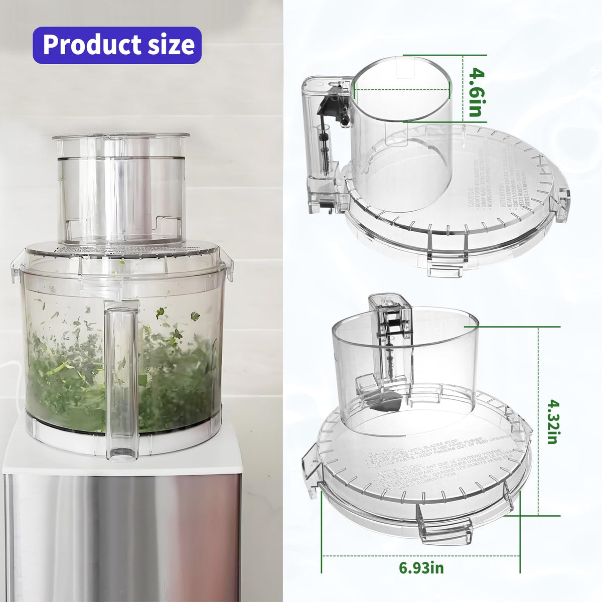 Food Processor Work Bowl Lid V281991