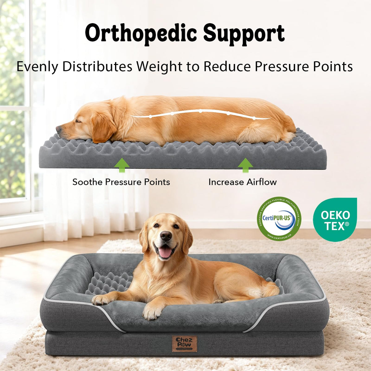 Waterproof Orthopedic Dog Bed X5077