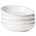 36 oz Ceramic Pasta Bowl Set of 4, Arctic White U487942
