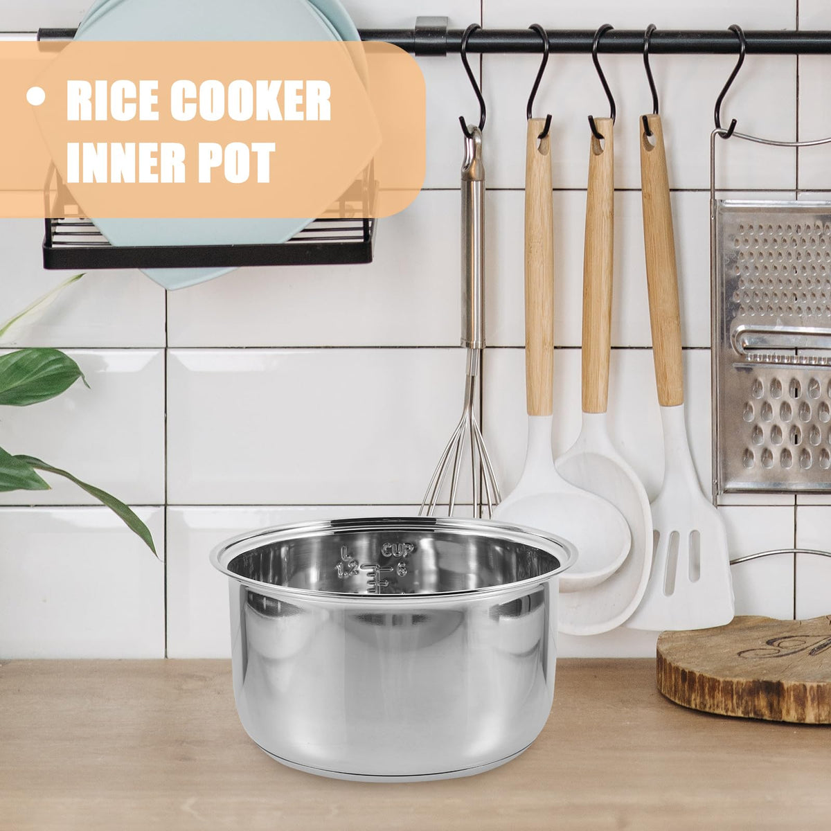 3L Stainless Steel Non Stick Rice Cooker Inner Pot O99063