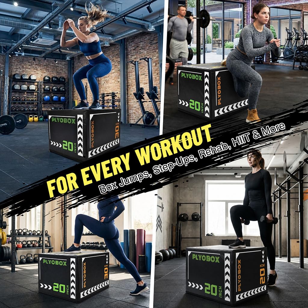 3-in-1 Plyometric Jump Box L7408