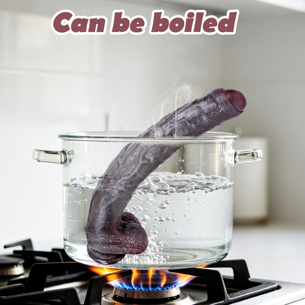 Black Realistic Dildo with Suction Cup G9285