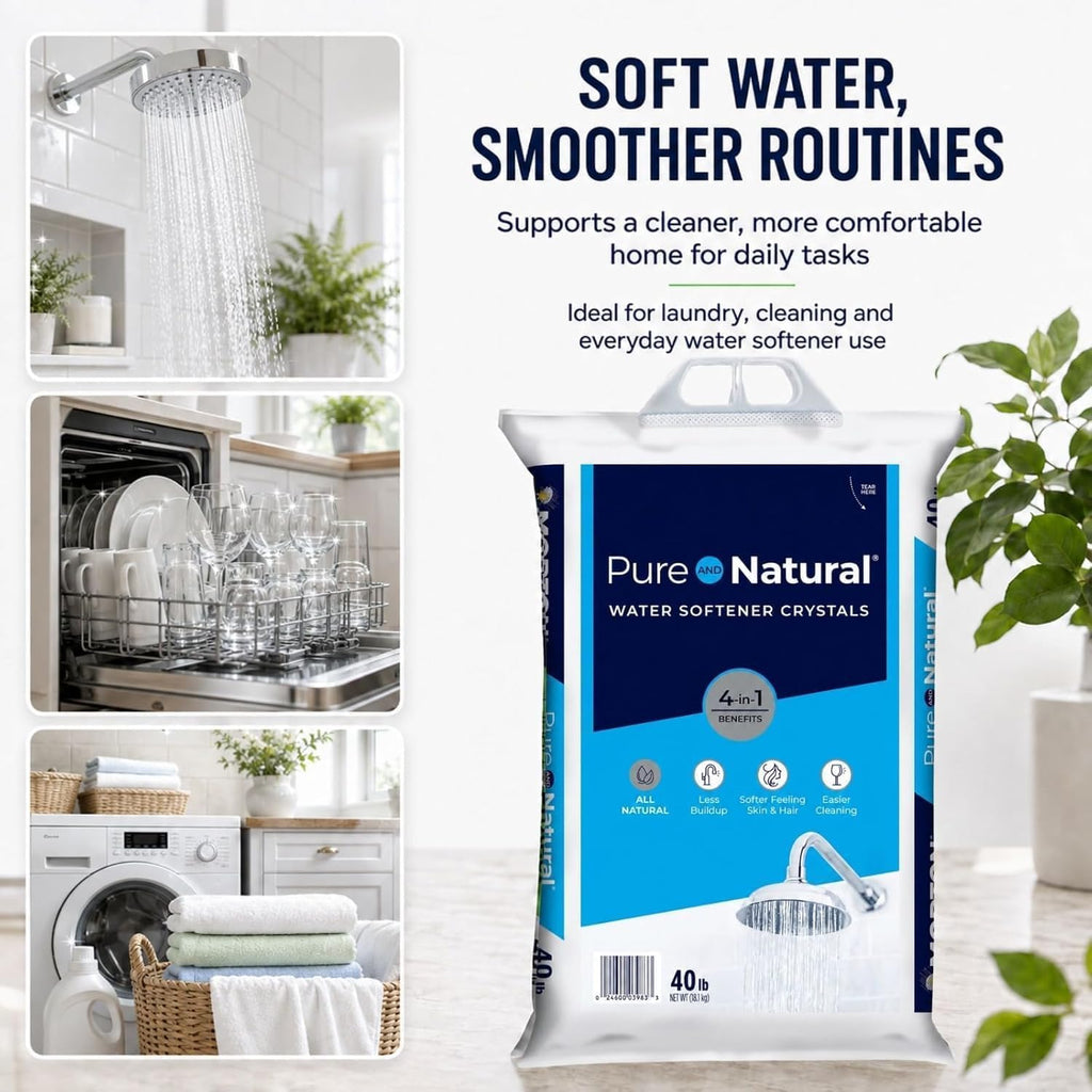 Water Softener Salt Crystals 40 lb D606626