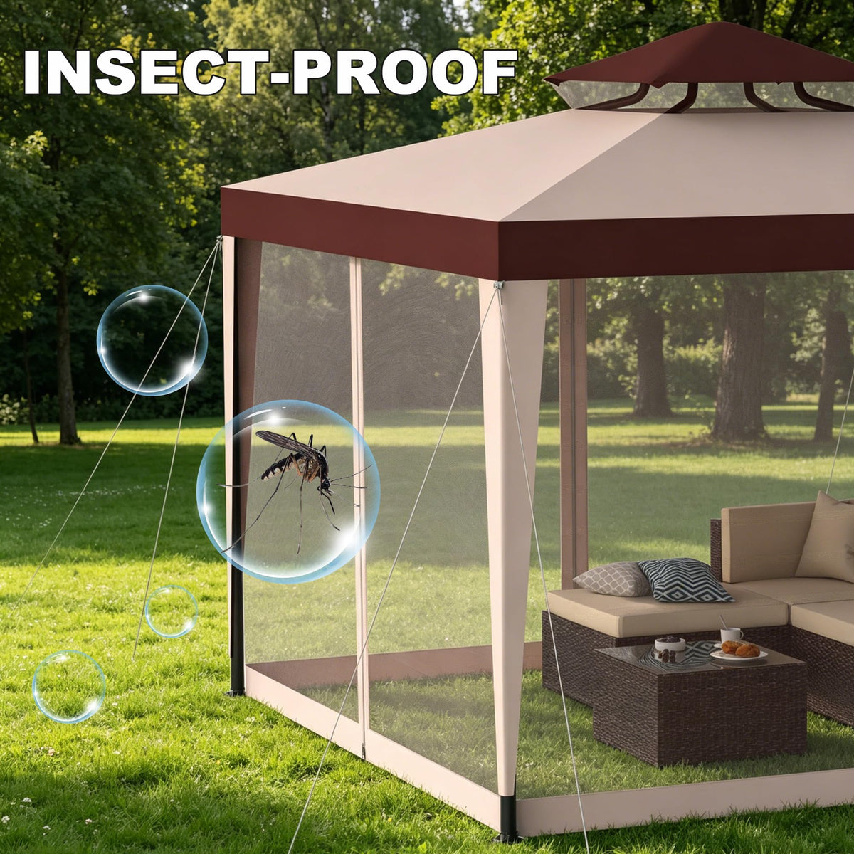 10×10 Outdoor Gazebo Canopy Tent G30995