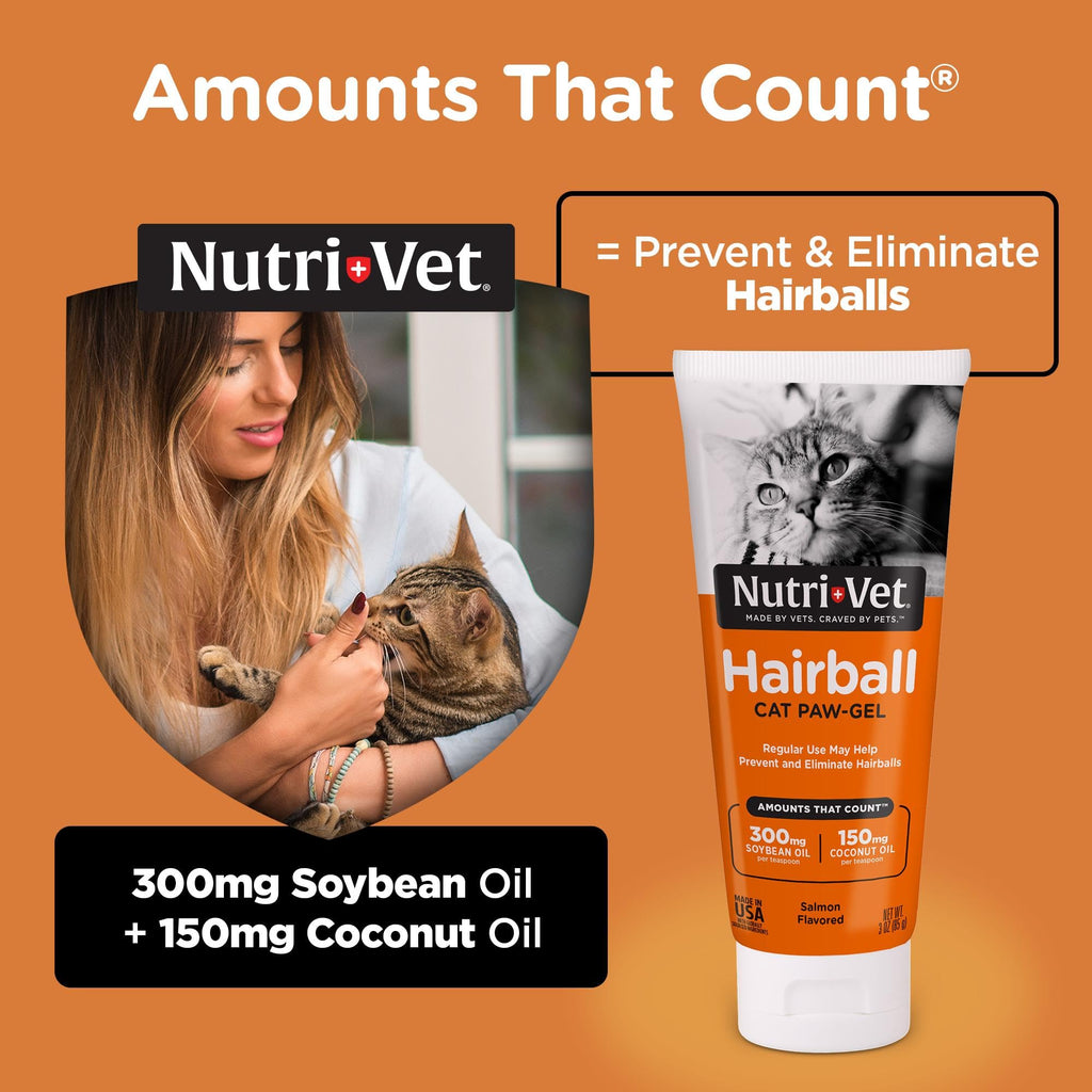 Salmon Flavor Hairball Gel for Cats E972