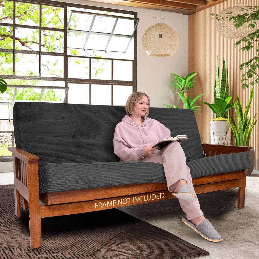 6-Inch Memory Foam Futon Mattress with Removable Cover K73225
