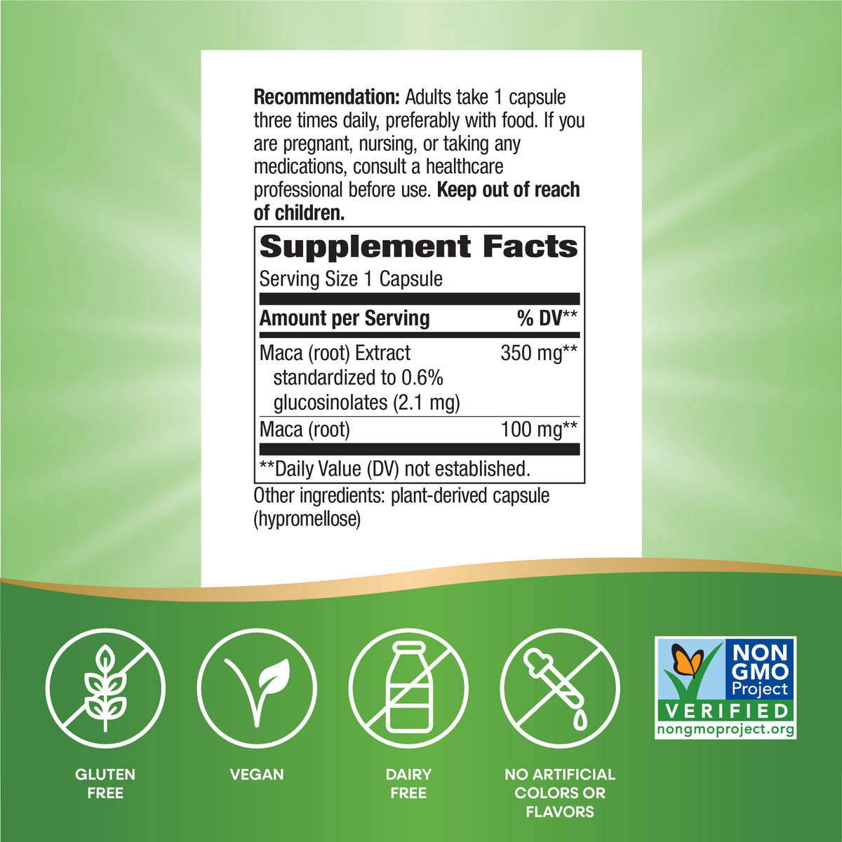 Maca Standardized Extract 60 ct V820