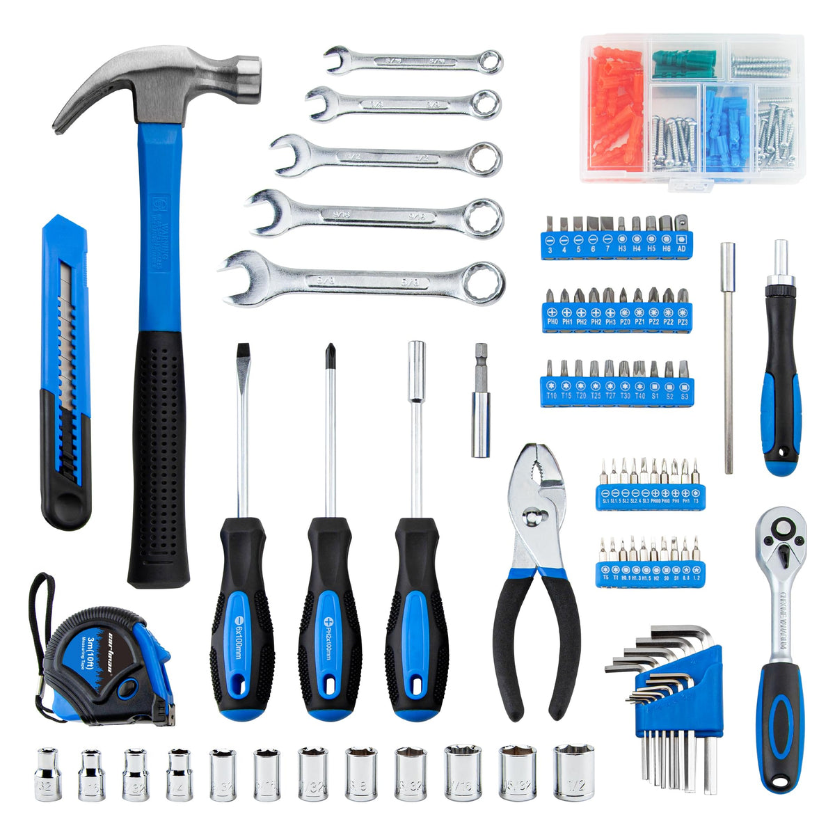 180-Piece Socket Wrench Tool Set Z5612