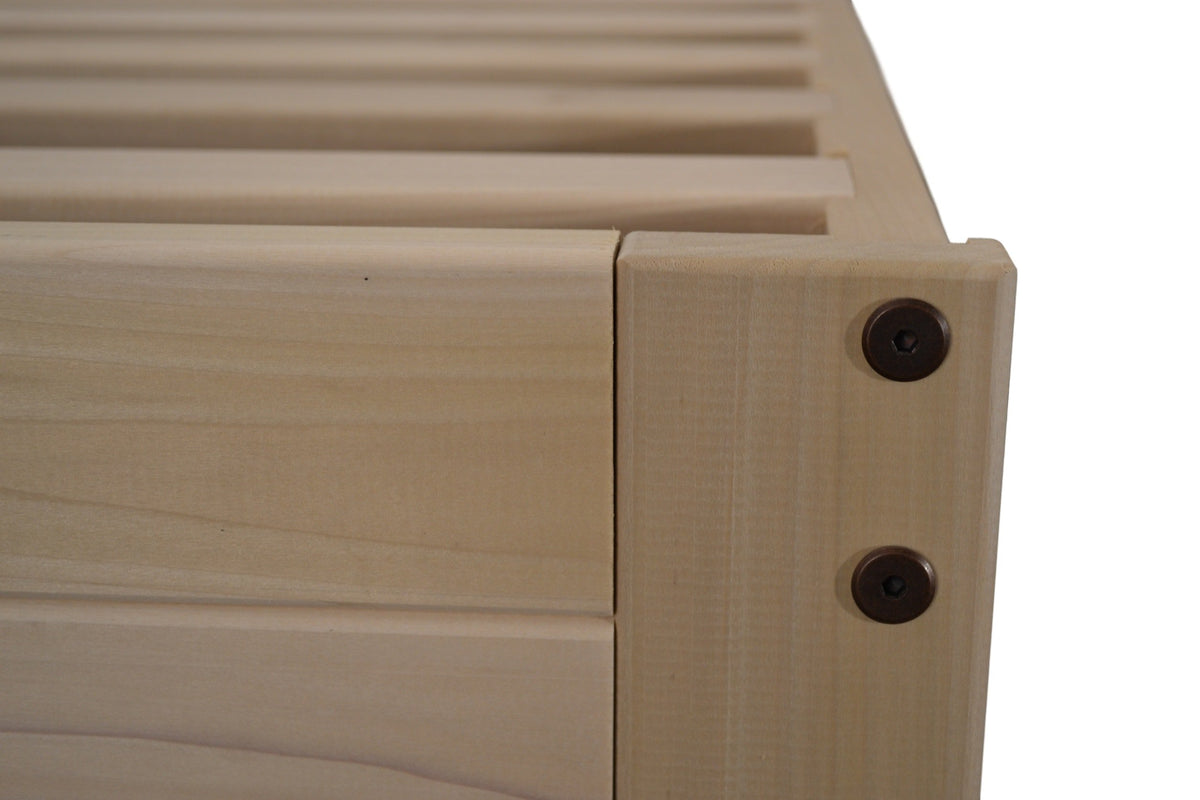 California King Unfinished Wood Platform Bed F545