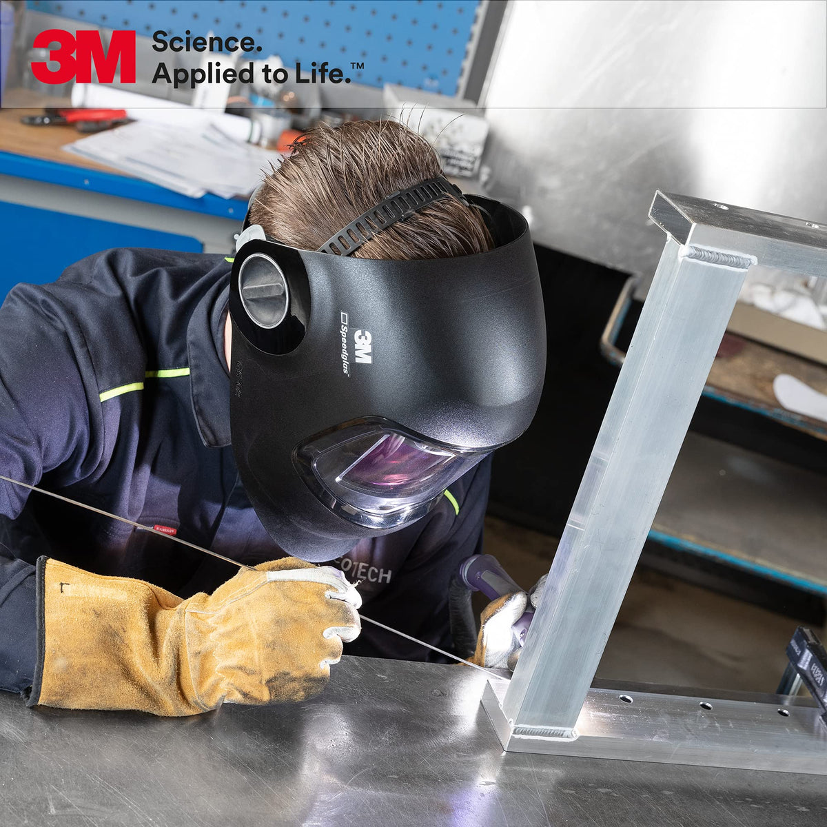 Welding Helmet Curved Wide View ADF D543