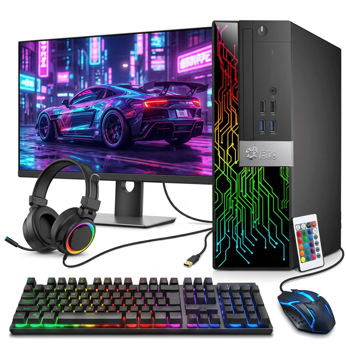 Gaming Desktop PC Intel Core i5 16GB RAM 512GB SSD F892