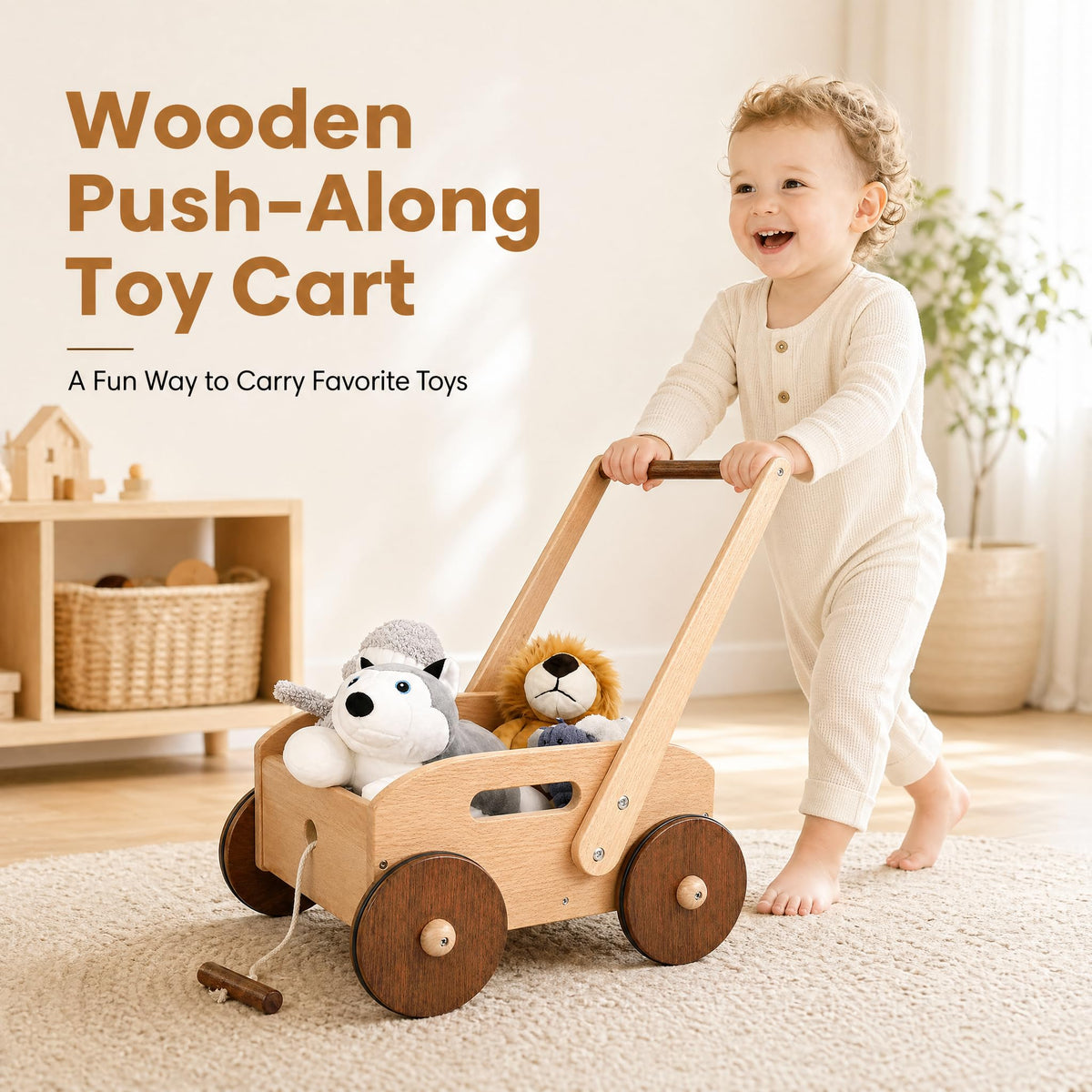 Wooden Baby Walker X8755
