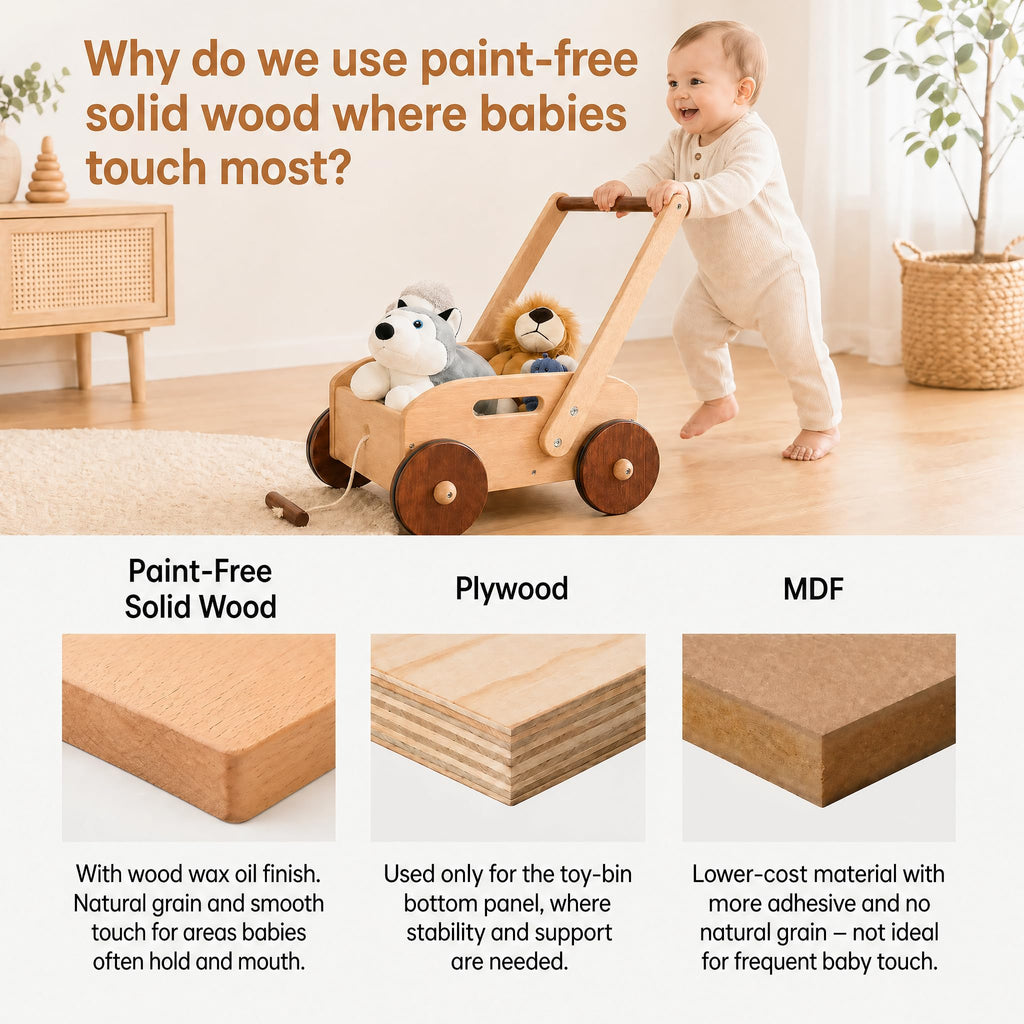 Wooden Baby Walker X8755