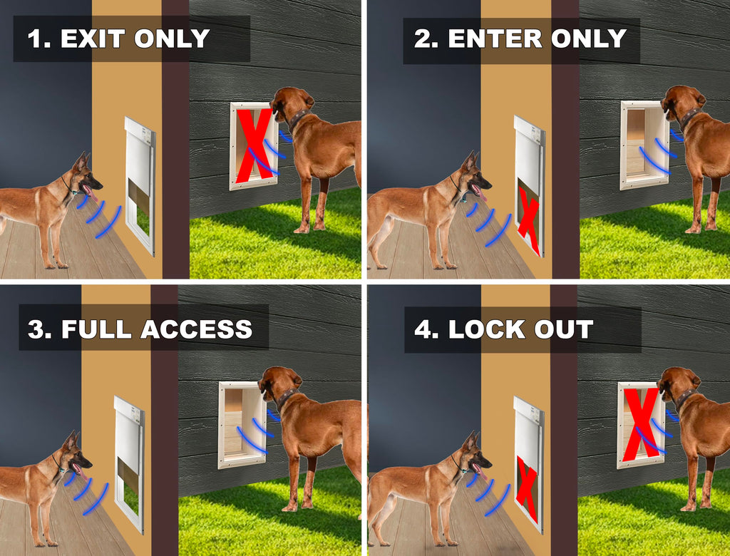 Automatic Pet Door Collar 2-Pack J278