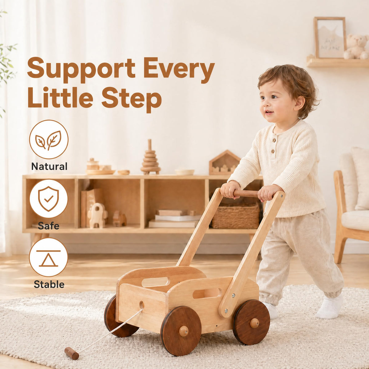 Wooden Baby Walker X8755