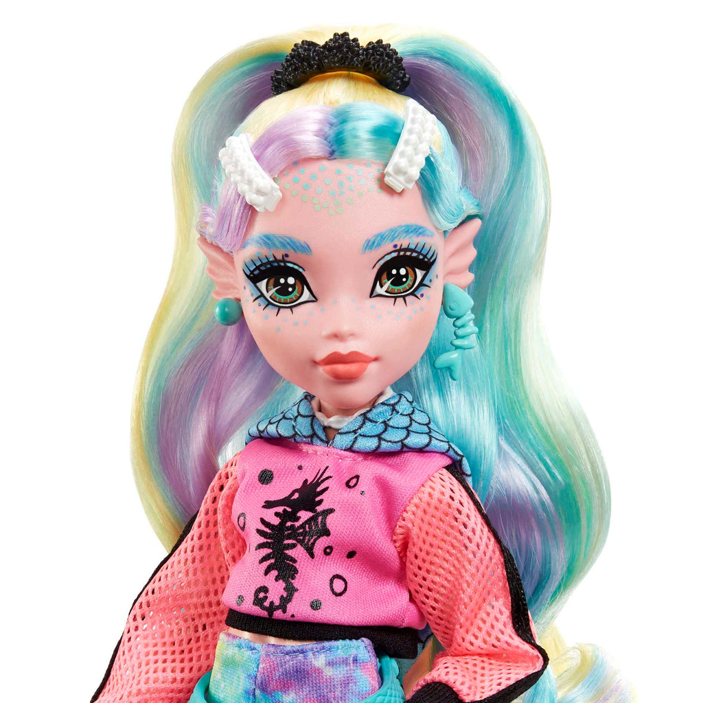 Monster High Doll with Colorful Streaked Hair and Fashion Accessories V4977
