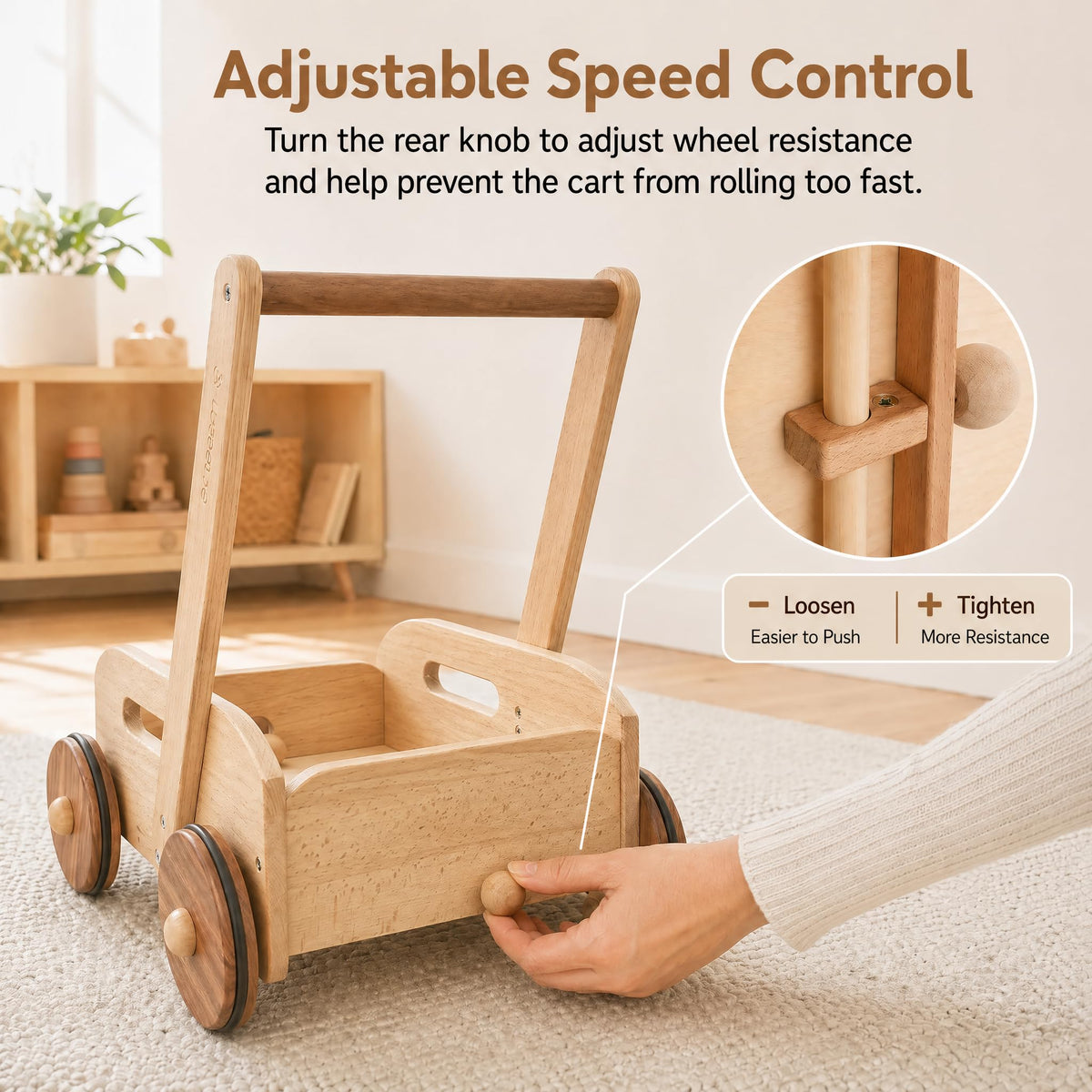 Wooden Baby Walker X8755