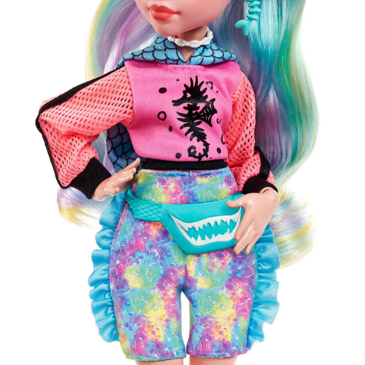 Monster High Doll with Colorful Streaked Hair and Fashion Accessories V4977