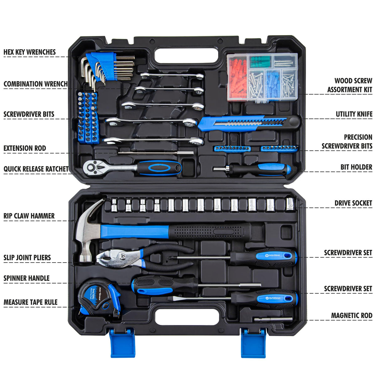 180-Piece Socket Wrench Tool Set Z5612