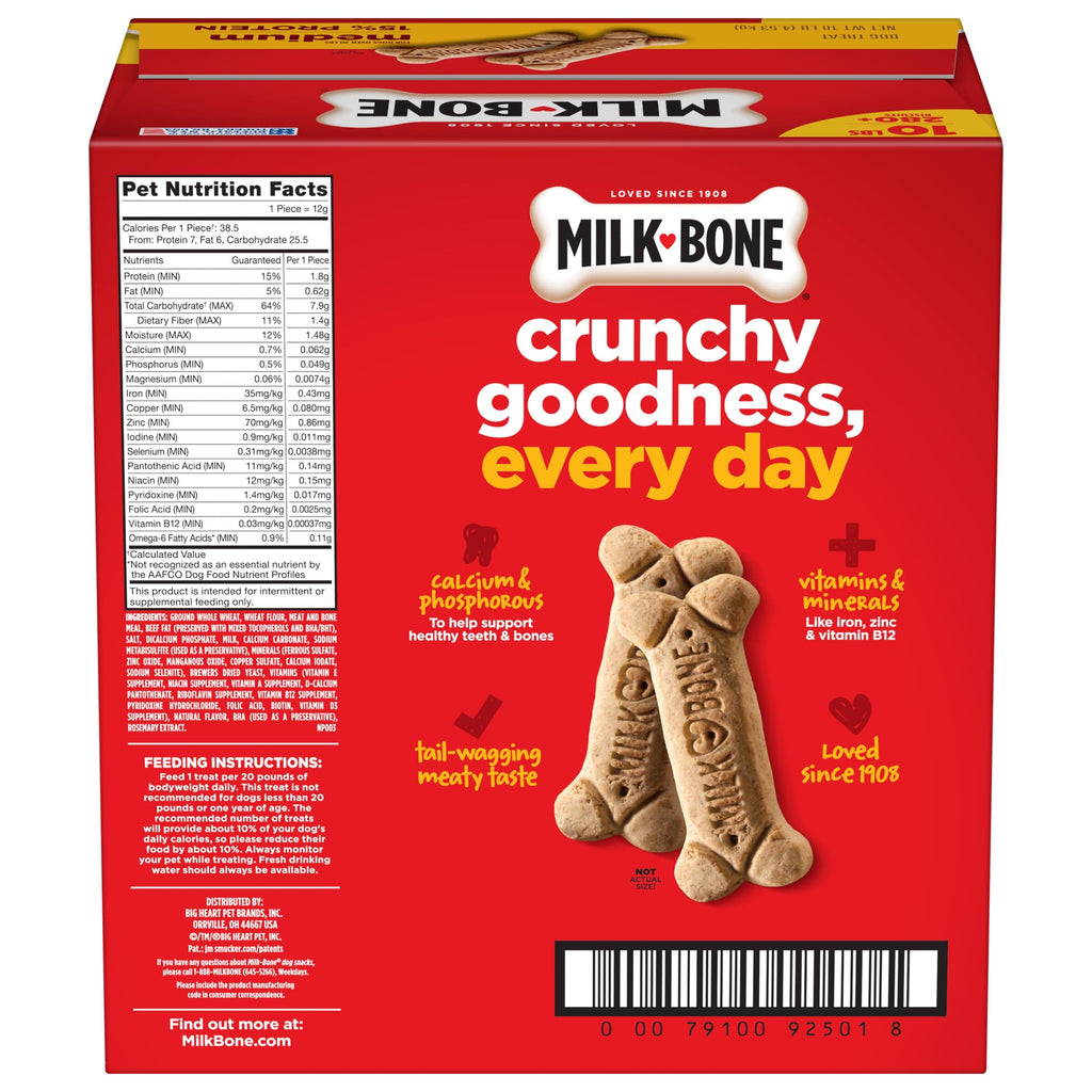 Medium Dog Biscuits 10 lb Box X472