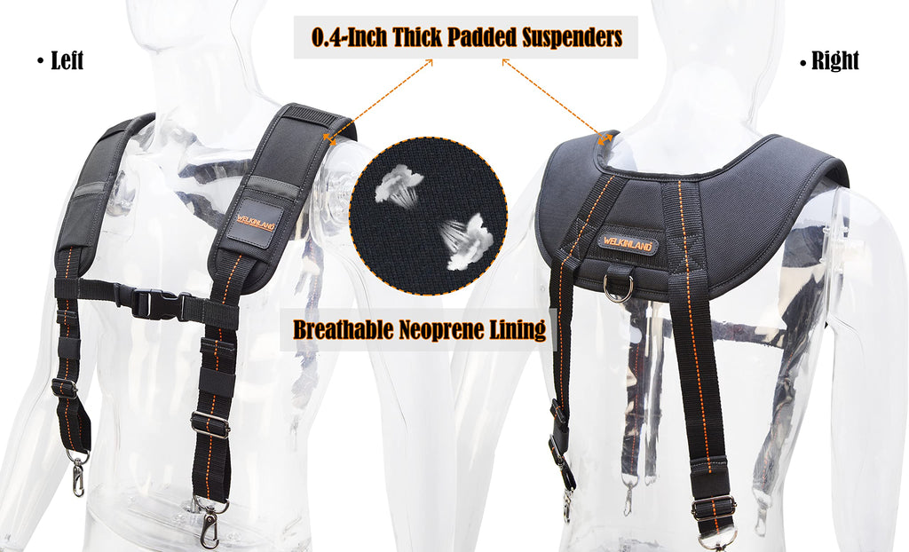 39 Pockets Tool Belts with Suspenders E53432