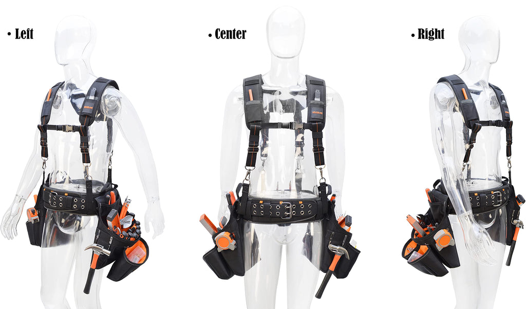 39 Pockets Tool Belts with Suspenders E53432