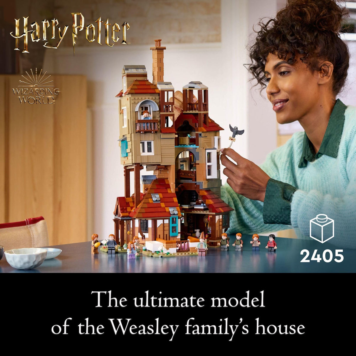Harry Potter The Burrow Building Set with 10 Minifigures W23050
