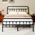 Full Size Metal Bed Frame with Headboard and Footboard C951