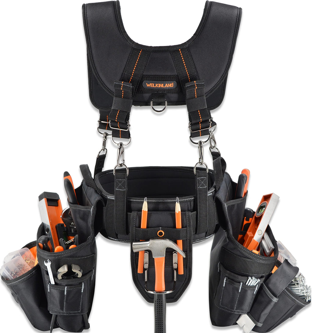 39 Pockets Tool Belts with Suspenders E53432