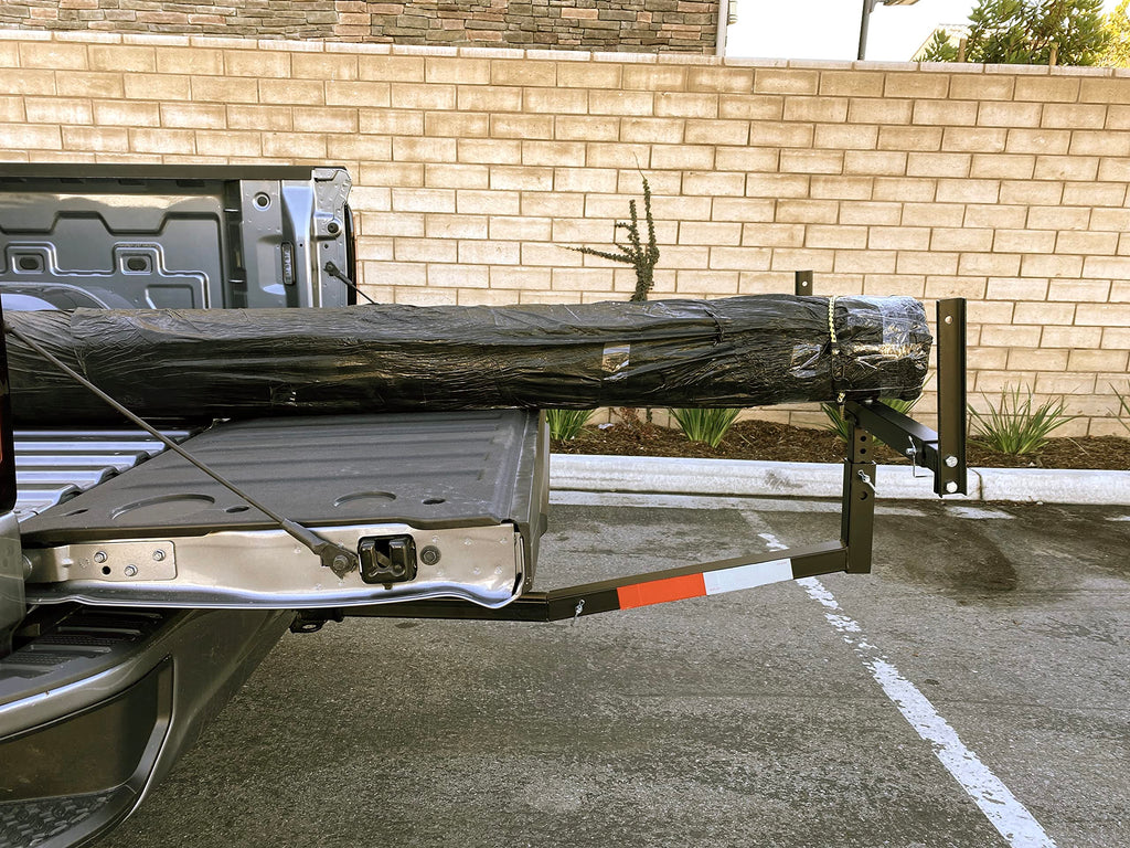 Black Hitch Mount Truck Bed Extender B49081